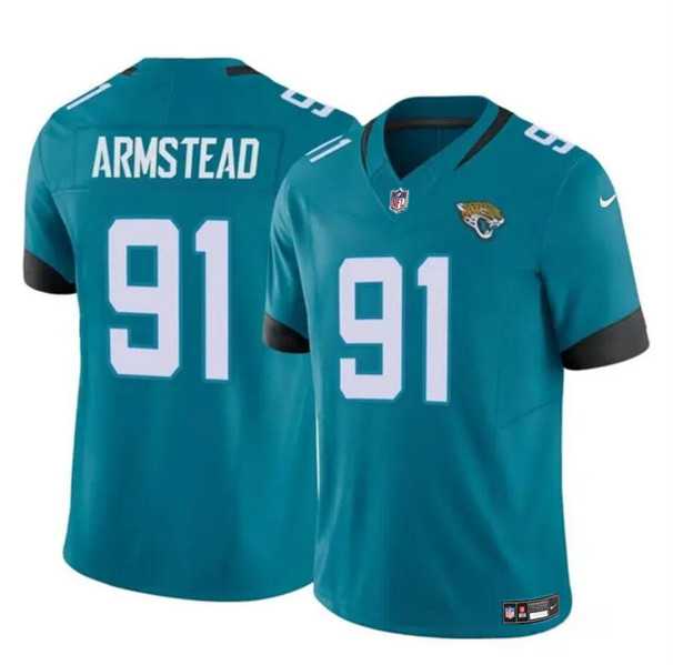 Men & Women & Youth Jacksonville Jaguars #91 Arik Armstead Teal 2024 F.U.S.E Vapor Untouchable Limited Football Stitched Jersey,We sell and wholesale Men & Women & Youth Jacksonville Jaguars #91 Arik Armstead Teal 2024 F.U.S.E Vapor Untouchable Limited Football Stitched Jersey on line form chian!